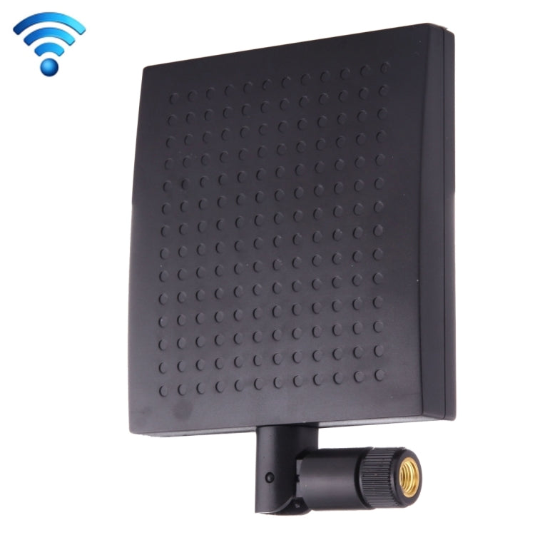 Antena WiFi del panel del conector macho 2.4GHz de 12dBi SMA, 2.4GHz Black