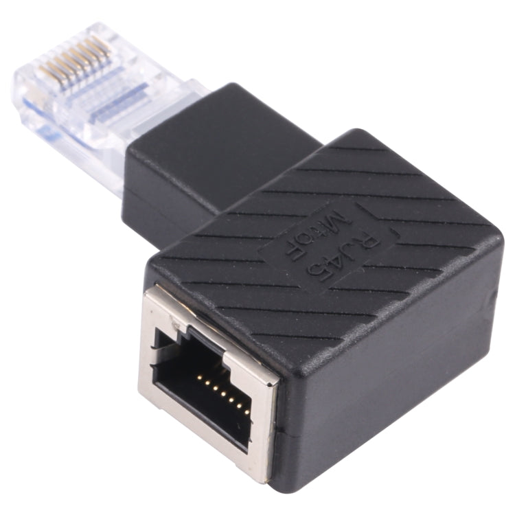 Convertidor RJ45 macho a hembra, adaptador de extensión de 90 grados para Cable de red Ethernet Cat5 Cat6 LAN, 90 Degrees Right
