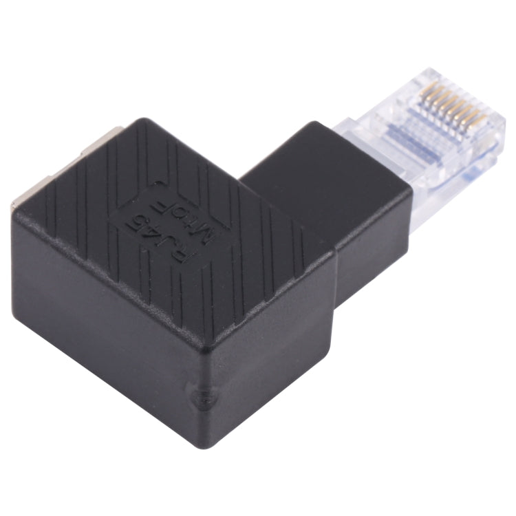 Convertidor RJ45 macho a hembra, adaptador de extensión de 90 grados para Cable de red Ethernet Cat5 Cat6 LAN, 90 Degrees Right