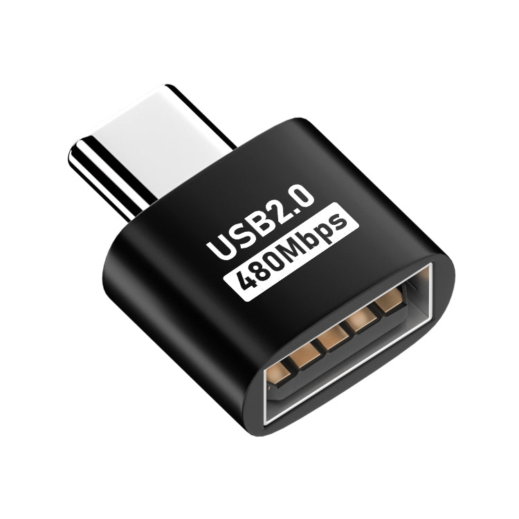 Adaptador USB 2.0 hembra a tipo C macho, USB 2.0 Female to Type-C Male