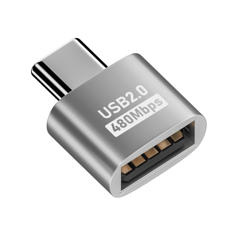Adaptador USB 2.0 hembra a tipo C macho, USB 2.0 Female to Type-C Male