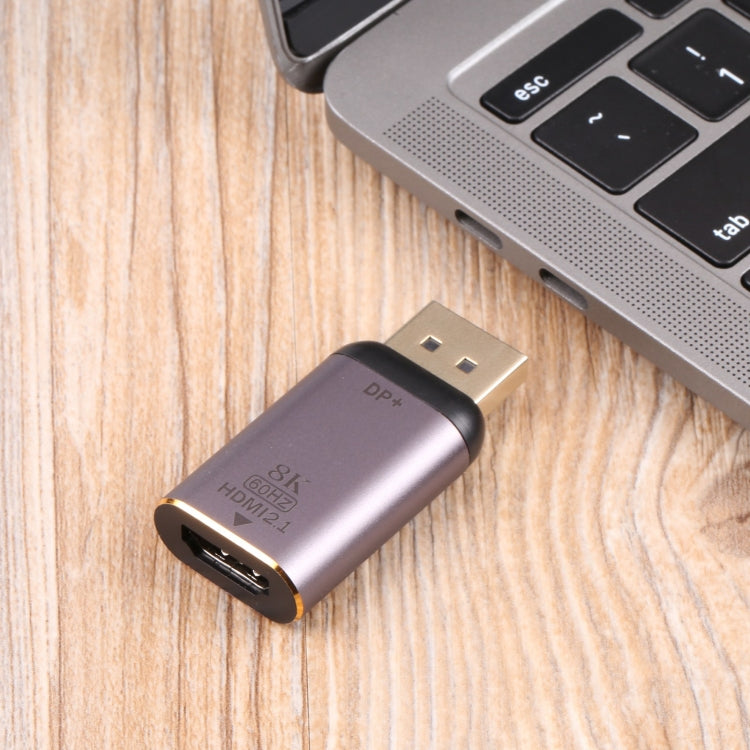 Adaptador HDMI 2.1 hembra a DP macho de 8K 60 Hz, DP Male