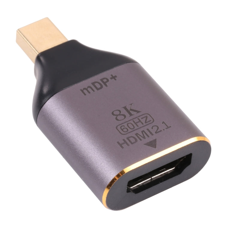 Adaptador HDMI 2.1 hembra a Mini DP macho de 8K 60 Hz, Mini DP Male