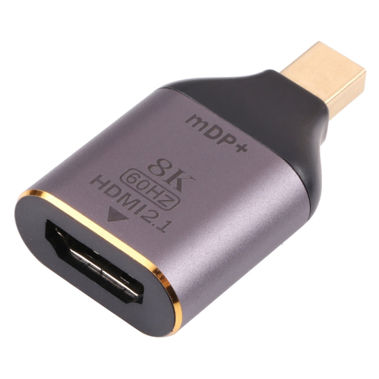 Adaptador HDMI 2.1 hembra a Mini DP macho de 8K 60 Hz, Mini DP Male