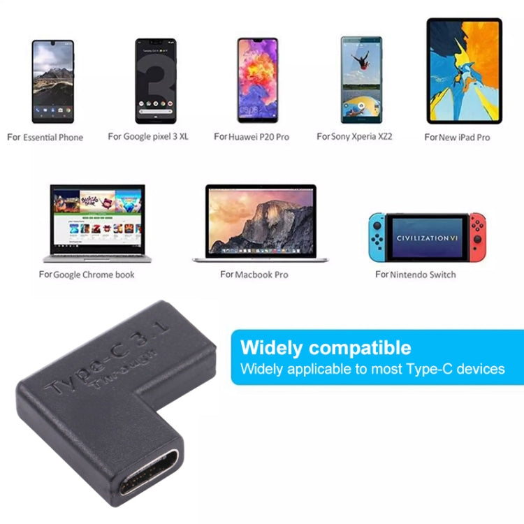 Convertidor USB-C/Tipo-C hembra a USB-C/Tipo-C hembra, 1