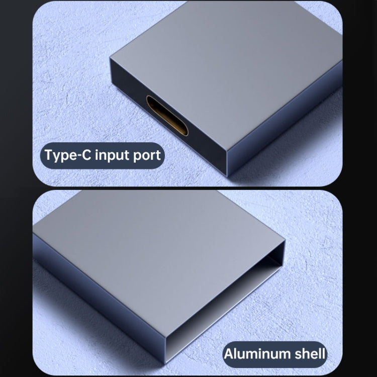 Convertidor USB-C / Type-C hembra a USB hembra 1 a 2, Type-C Female to USB Female