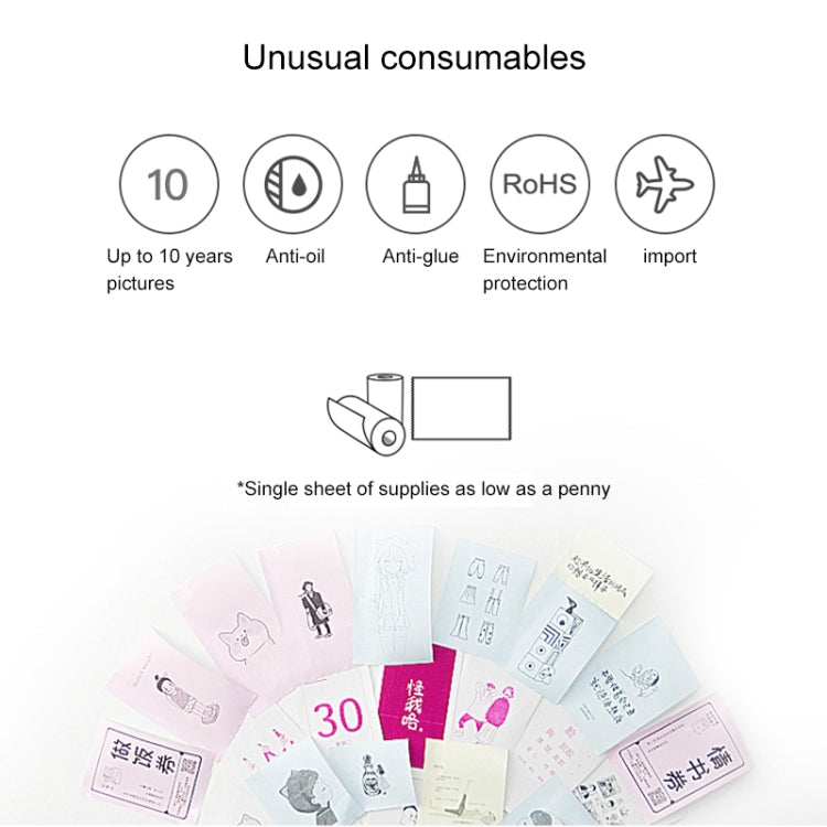 PAPERANG P2 Impresora Bluetooth portátil Impresora térmica de conexión inalámbrica para teléfono fotográfico, P2 White