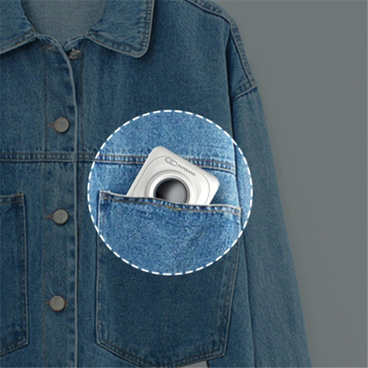 PAPERANG P1 Impresora portátil ABS Bluetooth 4.0 Impresora térmica de conexión inalámbrica para teléfono fotográfico, P1 White