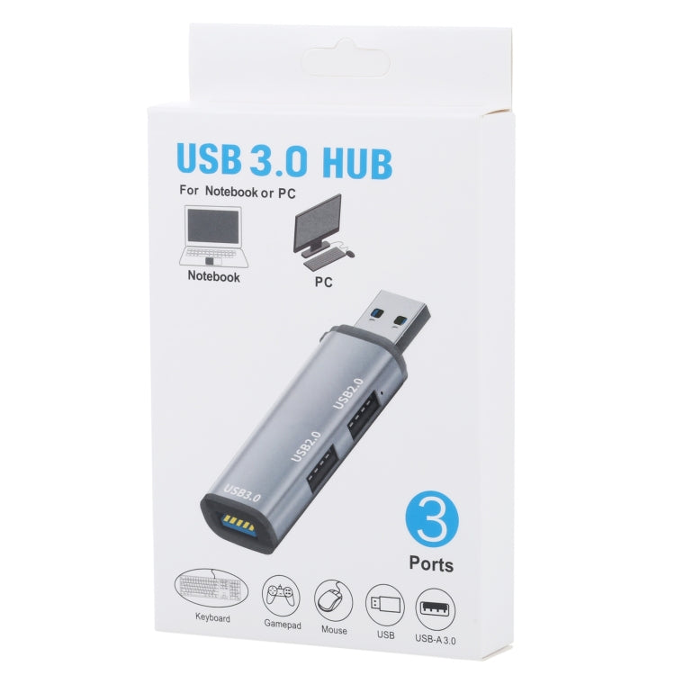 Adaptador HUB de 3 puertos USB 2.0 x 2 + USB 3.0 a USB 3.0, USB2.0x2+USB3.0 to USB3.0