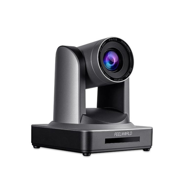 FEELWORLD POE20X Cámara PTZ de transmisión en vivo con zoom óptico simultáneo 20X, enchufe para UE y EE. UU., POE20X