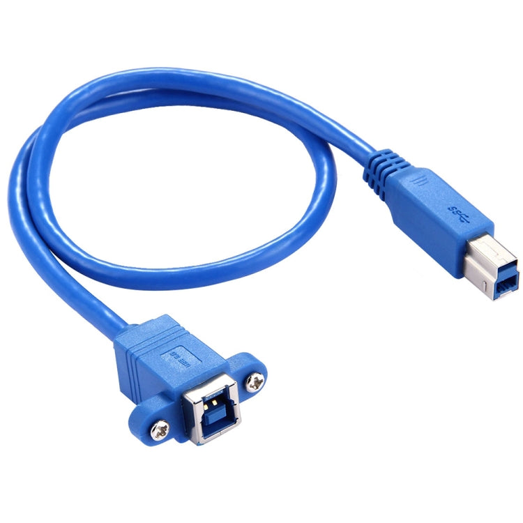 Cable de datos adaptador de conector macho USB 3,0 B hembra a B de 50cm para impresora/escáner, BF to BM, Length: 50cm
