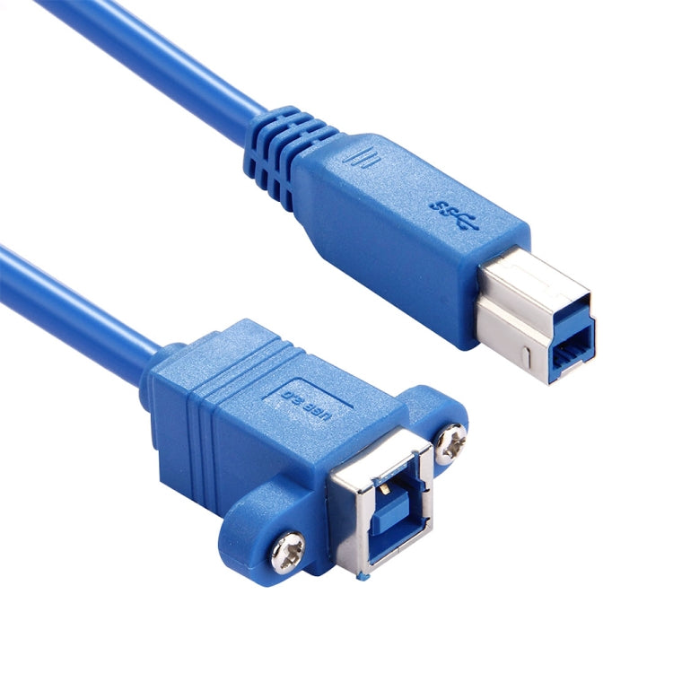 Cable de datos adaptador de conector macho USB 3,0 B hembra a B de 50cm para impresora/escáner, BF to BM, Length: 50cm