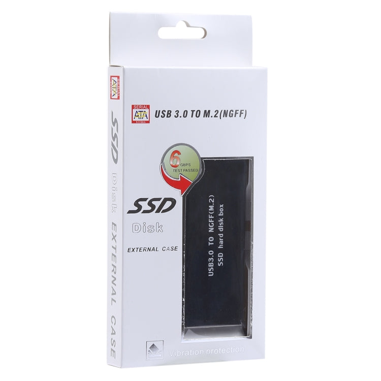 Adaptador de caja de disco duro externo USB 3.0 a NGFF (M.2) SSD