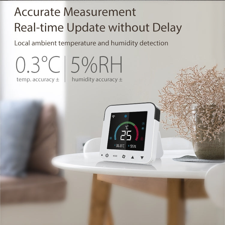 NEO NAS-RT01W WiFi Pantalla a color inteligente Termostato controlador de aire acondicionado infrarrojo