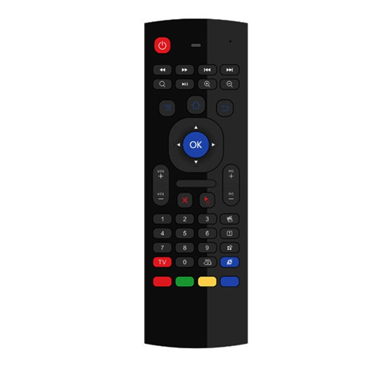 MX3 Versión de voz 2.4GHz Fly Air Mouse Teclado inalámbrico Control remoto con giroscopio