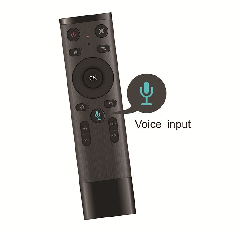 Q5 Voice Versión extranjera USB 2.4G Control remoto inalámbrico por voz Flying Mouse, compatible con decodificador/computadora, Voice