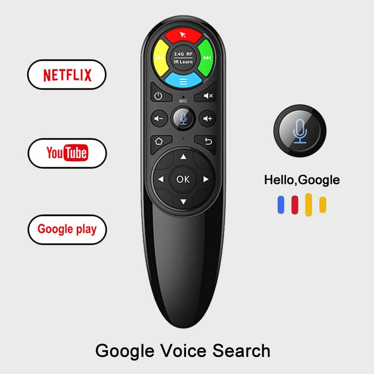 Q6 Versión estándar 2.4G Control remoto inalámbrico por voz Air Mouse