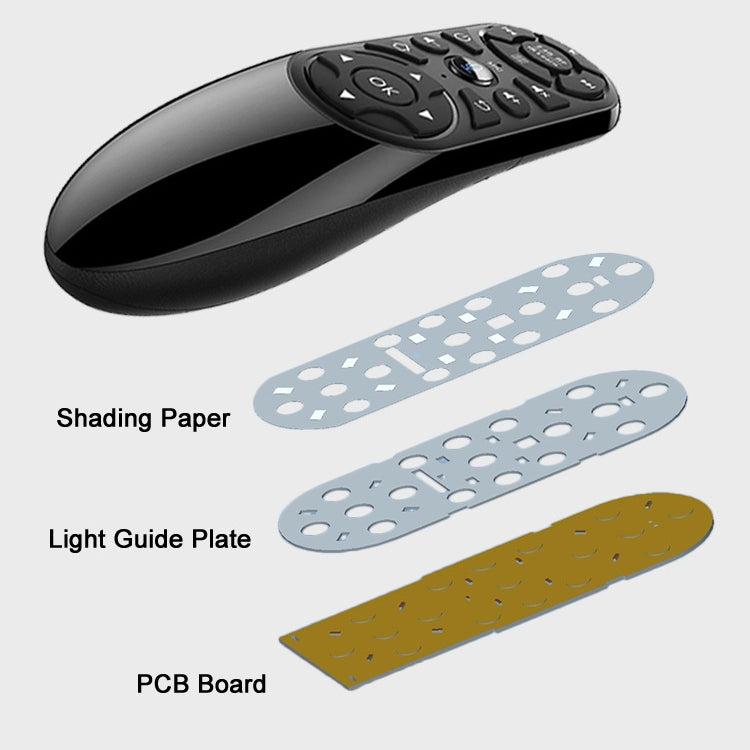 Q6 Versión estándar 2.4G Control remoto inalámbrico por voz Air Mouse