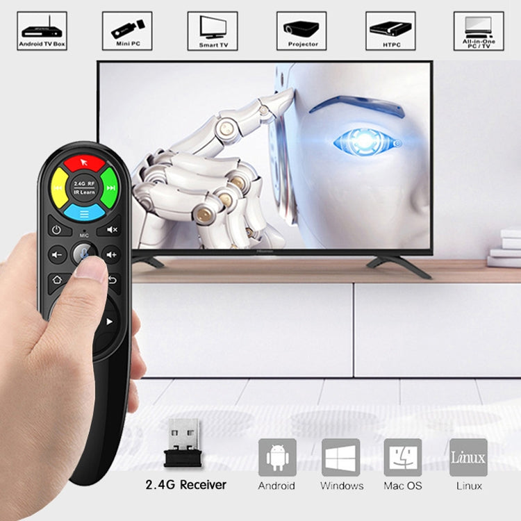 Q6 Versión estándar 2.4G Control remoto inalámbrico por voz Air Mouse