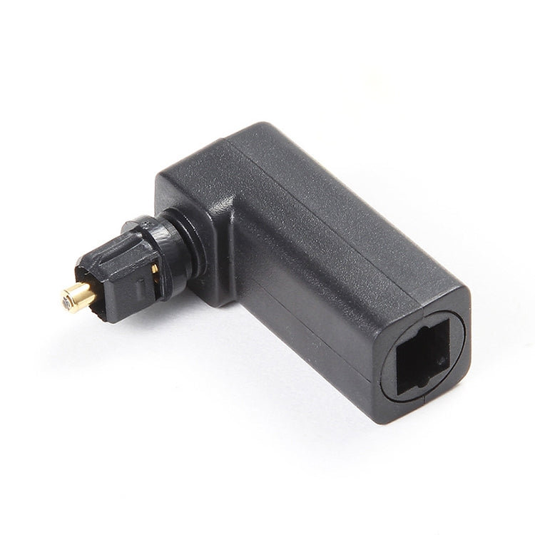 EMK Adaptador de audio de fibra óptica con cabezal de conversión macho a hembra de 360 grados, 360 Degree Male to Female