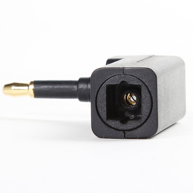 EMK Adaptador de audio de fibra óptica con cabezal de conversión macho a hembra de 90 grados, 90 Degree Male to Female