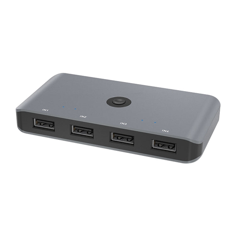 Conmutador KVM Rocketek HC406 USB3.0 Convertidor compartido de cuatro en cuatro salidas, USB3.0