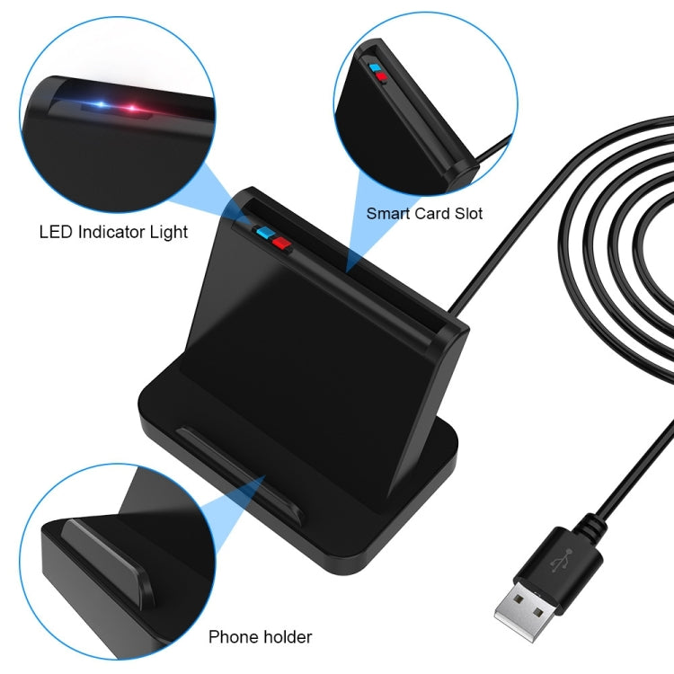 Rocketek SCR816 USB2.0 CAC / SIM / IC / Lector de tarjetas inteligentes ATM