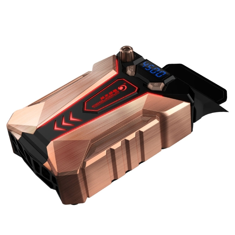 Ice Troll 7 COOLCOLD Ventilador portátil para computadora portátil Radiador turbo Ventilador de enfriamiento ultra silencioso, CA 220 V (Bronce)
