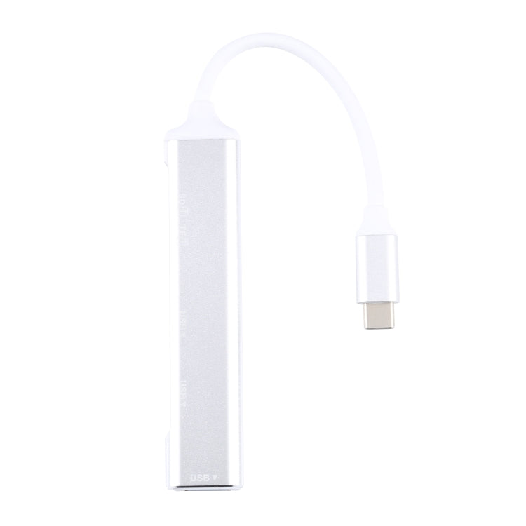 5 en 1 USB-C / Type-C 3.1 a ranura para tarjeta SD / TF + 3 puertos USB 3.0 Estación de acoplamiento multifuncional HUB, USB-C / Type-C 3.1
