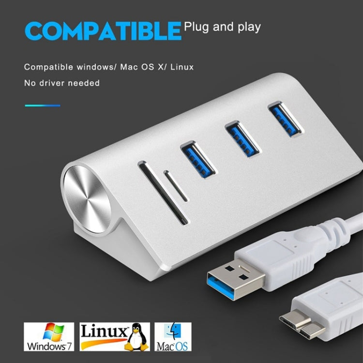 Adaptador HUB divisor USB 3.0 de alta velocidad Rocketek HUB-3PC2