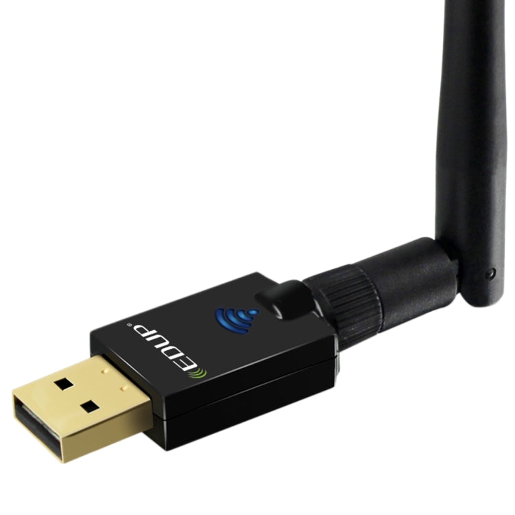 EDUP EP-DB1607 600Mbps 2.4GHz y 5GHz Tarjeta de red inalámbrica Wifi USB 2.0 Adaptador Ethernet de doble banda, EP-DB1607