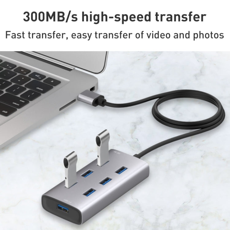 8108 HUB USB 3.0 a USB 3.0 de 7 puertos, longitud del cable: 80 cm, 8108