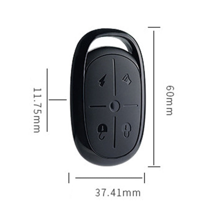 433MHZ 4 botones símbolo estilo inalámbrico copia estilo barrera eléctrica puerta de garaje batería llave de coche control remoto, 433MHZ 4-button Symbol Style