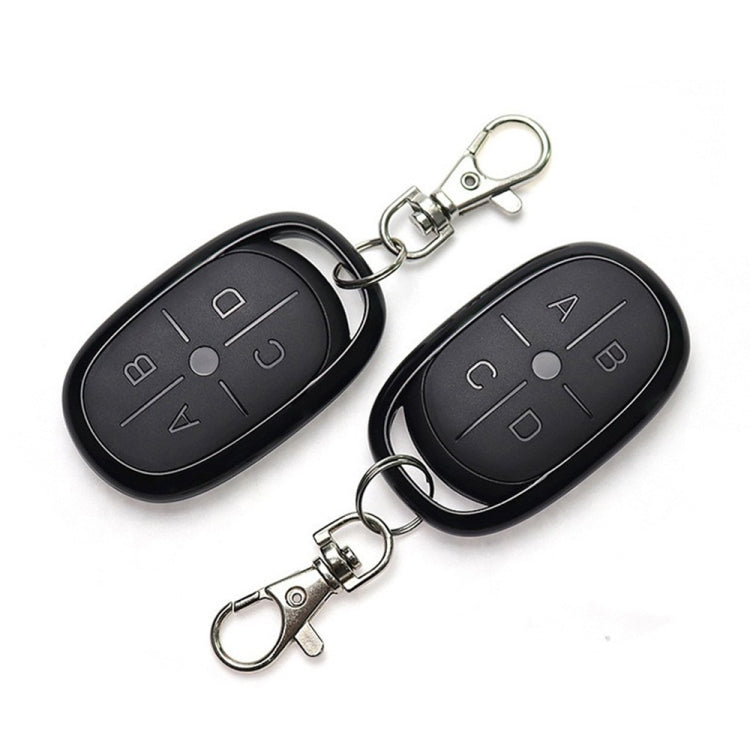 433MHZ 4 botones estilo de letra estilo de copia inalámbrico barrera eléctrica puerta de garaje batería llave de coche control remoto, 433MHZ 4-button Letter Style