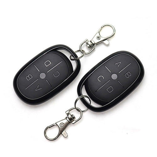 433MHZ 4 botones estilo de letra estilo de copia inalámbrico barrera eléctrica puerta de garaje batería llave de coche control remoto, 433MHZ 4-button Letter Style
