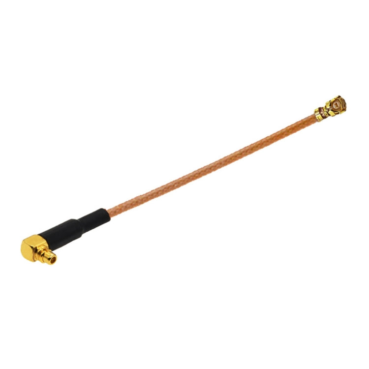 Cable adaptador IPX hembra a GG1736 MMCX hembra codo RG178, longitud: 15 cm, IPX to GG1736 MMCX Male