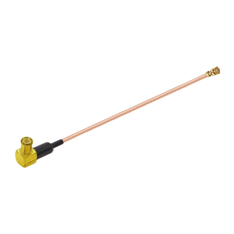Cable adaptador IPX hembra a GG1739 MCX hembra codo RG178, longitud: 15 cm, IPX to GG1739 MMCX Male