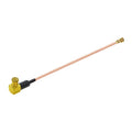 Cable adaptador IPX hembra a GG1739 MCX hembra codo RG178, longitud: 15 cm, IPX to GG1739 MMCX Male