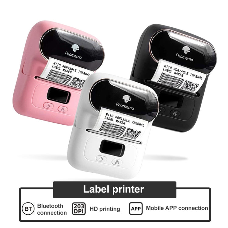 Phomemo M110 Mini impresora térmica Bluetooth portátil para el hogar