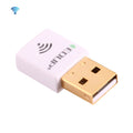 EDUP EP-AC1619 Mini USB inalámbrico 600Mbps 2,4G/5,8 Ghz 150M + 433M tarjeta de red WiFi de doble banda para Nootbook/portátil/PC, EP-AC1619 600Mbps (White), EP-AC1619 600Mbps (Black)