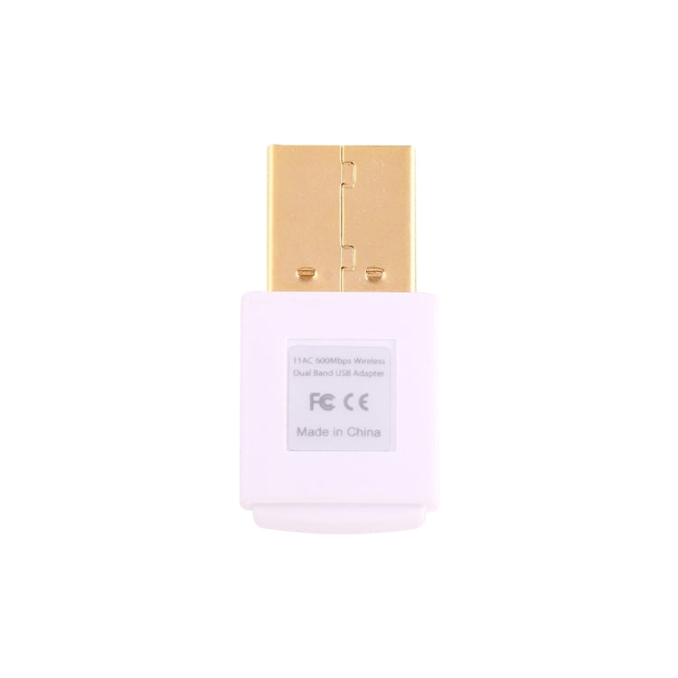 EDUP EP-AC1619 Mini USB inalámbrico 600Mbps 2,4G/5,8 Ghz 150M + 433M tarjeta de red WiFi de doble banda para Nootbook/portátil/PC, EP-AC1619 600Mbps (White), EP-AC1619 600Mbps (Black)