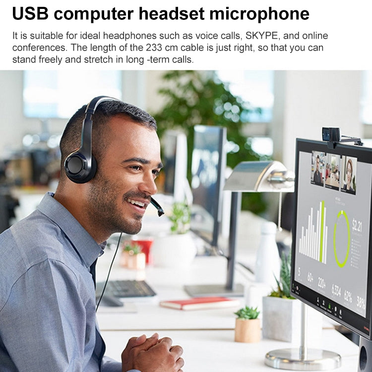 Logitech H390 Auriculares estéreo con cable USB y micrófono con cancelación de ruido