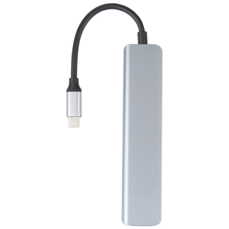 Adaptador HUB de estación de acoplamiento USB-C / Type-C a USB 7 en 1, 7 in 1