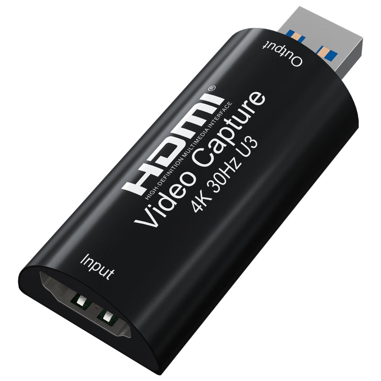 HD003 USB 3.0 HDMI 4K HD Dispositivo de tarjeta de captura de audio y vídeo, USB3.0 Arc