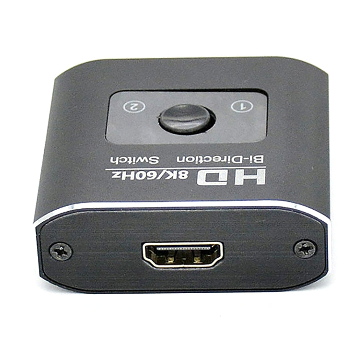 ST0003 Convertidor de vídeo bidireccional con conmutador HDMI 2 en 1 salida 8K, 8K 60Hz Black