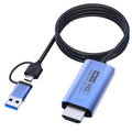 V05E Cable adaptador USB 3.0 + USB-C / Tipo-C a HDMI, V05E