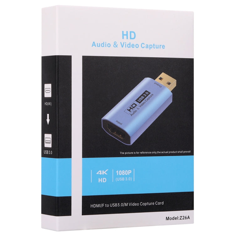 Tarjeta de captura de vídeo HD Z26A HDMI/F hembra a USB 3.0/M macho, Z26A