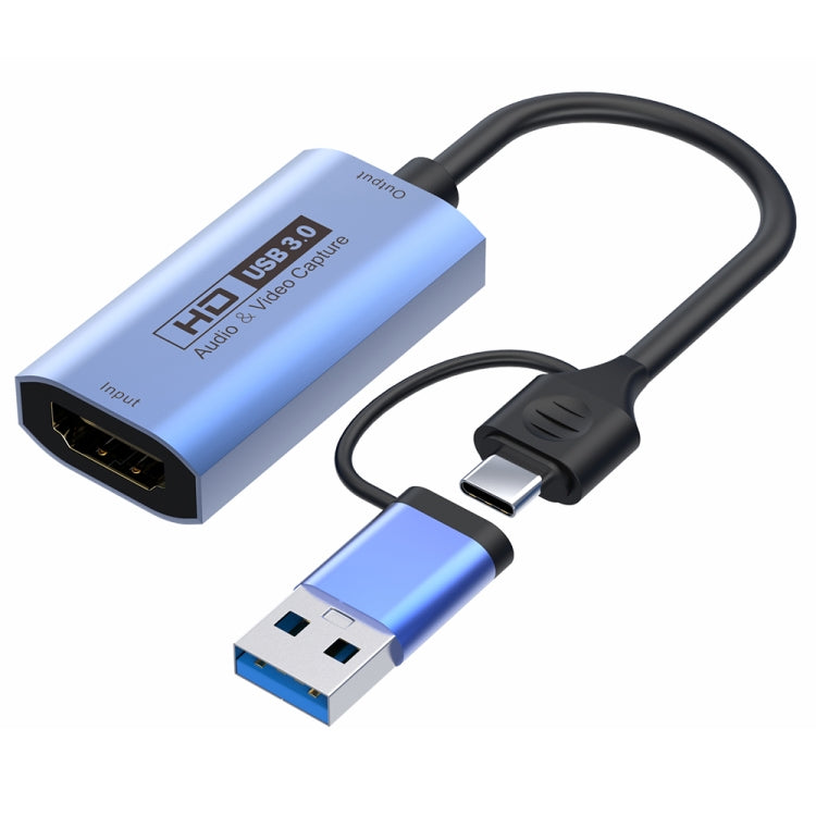 Tarjeta de captura de vídeo HD Z29C HDMI/F hembra a USB-C / Type-C+USB 3.0/M macho, Z29C