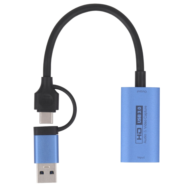 Tarjeta de captura de vídeo HD Z29C HDMI/F hembra a USB-C / Type-C+USB 3.0/M macho, Z29C