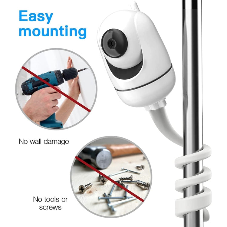 Fijador de monitoreo de soporte de cámara de perforación libre de bobinado de manguera, Camera Bracket